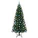 Albero di Natale artificiale con 300 LED Verde 210 cm PE e PVC - Foto miniatura 4