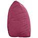 Cuscino per Schiena Rosso Vino 45 x 20 x 35 cm Tessuto in Cords - Foto miniatura 7