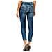 Pantalone Jeans Lungo Stretto Basso Con Taglio 10db50282 Donna - Foto miniatura 3