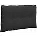 Cuscino per Schiena Nero 80 x 50 cm Tessuto in Microfibra - Foto miniatura 1