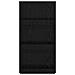 Scaffale per riviste Rovere Nero 51 x 11 x 102 cm - Foto miniatura 5