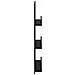 Scaffale per riviste Rovere Nero 51 x 11 x 102 cm - Foto miniatura 6
