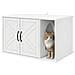 Casa per Gatti Bianco 85 x 55 x 50 cm Legno multistrato - Foto miniatura 3