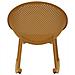 Set Di 2 Sedie A Dondolo Vkh1086-giallo-plastica-66x88x80 Cm - Foto miniatura 6