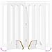 Recinto pieghevole per animali 4 pcs Bianco 201 x 38 x 90 cm - Foto miniatura 8