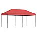 Tenda Party Borgogna 292 x 580 x 315 cm Tessuto Oxford - Foto miniatura 1
