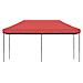 Tenda Party Borgogna 292 x 580 x 315 cm Tessuto Oxford - Foto miniatura 3
