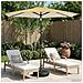 Parasol da Giardino con Luci LED 270 x 270 cm Poliestere - Foto miniatura 2