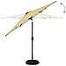 Parasol da Giardino con Luci LED 270 x 270 cm Poliestere - Foto miniatura 9