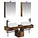 Set di Armadi da Bagno 5 pcs Legno antico 50 x 14,5 x 70 cm - Foto miniatura 1