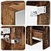 Set di Armadi da Bagno 5 pcs Legno antico 50 x 14,5 x 70 cm - Foto miniatura 9