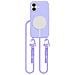 Custodia Con Cinturino Per Iphone 16 - Viola - Foto miniatura 3