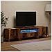 Mobile TV LED a 3 pezzi Legno antico Legno ingegnerizzato - Foto miniatura 2