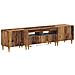 Mobile TV LED a 3 pezzi Legno antico Legno ingegnerizzato - Foto miniatura 1
