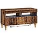 Mobile TV LED a 3 pezzi Legno antico Legno ingegnerizzato - Foto miniatura 4