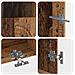 Mobile TV LED a 3 pezzi Legno antico Legno ingegnerizzato - Foto miniatura 8