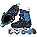 Pattini in linea regolabili Playlife Flash per bambini (blu, taglie 30-33) - Foto miniatura 2