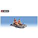Gommone da Rafting (non galleggiante) con personaggi HO - Foto miniatura 1