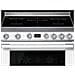Cucina Elettrica CPF9IPWH 5 Zone di Cottura Forno Elettrico Dimensione 90 x 60 cm Colore Bianco - Foto miniatura 3