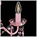 Lampadario Con Perline Rosa Tondo 3 E14 - Foto miniatura 5