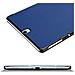 Custodia Per Tablet Compatibile Con Samsung Galaxy Tab S3 (9.7"" Zoll) Sm-t820n / T825n In Blu Scuro Jersey - Coperchio Protettiva Ultra Sottile Con Funzione Auto Wake Up E Stand - Foto miniatura 3