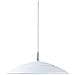 Sospensione Led 1 Luce Cupola Bianco Opaco - Foto miniatura 1