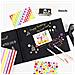 Scrap Prenota 80 Black Pages Scrapbook Album Fotografico 12 X 9 Pollici Memory Books Guestbook Regalo Di Diy Scrapbooking Kit Con 10pcs Marcatori Penne 5pcs Stencil 6pcs Adesivi E 2pcs Angoli Della Foto - Foto miniatura 4