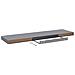 Scaffali A Parete 4 Pz Grigi 90x23,5x3,8 Cm In Mdf - Foto miniatura 7