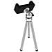 Mini Treppiedi Smartphone In Metallo Piedi Espanbili Ruota A 360° Argento - Foto miniatura 6