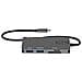 Adattatore multiporta USB C - Da USB-C a 4K HDMI, 100W Power Delivery Pass-through, slot SD /MicroSD, Hub USB 3.0 a 3 porte - USB Type-C Mini Dock - Cavo integrato da 30cm - Foto miniatura 2
