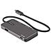 Adattatore multiporta USB C - Da USB-C a 4K HDMI, 100W Power Delivery Pass-through, slot SD /MicroSD, Hub USB 3.0 a 3 porte - USB Type-C Mini Dock - Cavo integrato da 30cm - Foto miniatura 4