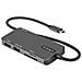 Adattatore multiporta USB C - Da USB-C a 4K HDMI, 100W Power Delivery Pass-through, slot SD /MicroSD, Hub USB 3.0 a 3 porte - USB Type-C Mini Dock - Cavo integrato da 30cm - Foto miniatura 1