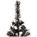 Albero di Natale Sottile Nero 150 cm - Foto miniatura 4