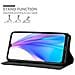 Custodia Compatibile Con Xiaomi Redmi Note 8t In Nero Di Notte - Coperchio Protettiva Con Chiusura Magnetica, Funzione Stand E Tasca Per Le Carte - Foto miniatura 3