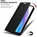 Custodia Compatibile Con Xiaomi Redmi Note 8t In Nero Di Notte - Coperchio Protettiva Con Chiusura Magnetica, Funzione Stand E Tasca Per Le Carte - Foto miniatura 7