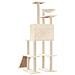 Albero Per Gatti Con Tiragraffi In Sisal Crema 166 Cm - Foto miniatura 4