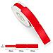 Rotolo Di Etichette A2k18228201 12,5 X 109 Mm Rosso - Foto miniatura 2