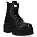 Boot Zip Up Stivaletti Pelle Scarpe Donna Nero Eu 41, En0en02305 Bds - Foto miniatura 1