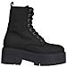 Boot Zip Up Stivaletti Pelle Scarpe Donna Nero Eu 41, En0en02305 Bds - Foto miniatura 2