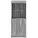 Credenza con Luci LED Grigio Sonoma 41x37x100 cm - Foto miniatura 3