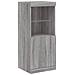 Credenza con Luci LED Grigio Sonoma 41x37x100 cm - Foto miniatura 8