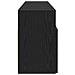 Mobile Porta TV con LED Rovere Nero 120x30x50 cm Multistrato - Foto miniatura 6