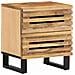 Comodini 2pz 40x34x46 Cm In Legno Massello Di Mango - Foto miniatura 2