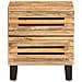 Comodini 2pz 40x34x46 Cm In Legno Massello Di Mango - Foto miniatura 3