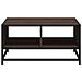 Tavolino Rovere Marrone 60,5x60,5x30 Cm In Truciolato E Metallo - Foto miniatura 8