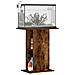 Supporto Acquario 60,5x36x72,5 cm Legno Multistrato Rovere Fumo - Foto miniatura 3