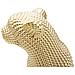 Scultura Pantera - Oro - Poliresina - 23x15,5x29 Cm - Foto miniatura 5