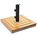 Base Per Ombrellone Ceccano Marrone Quadrata 21 Kg - Foto miniatura 3