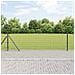 Recinzione Euro con Base in Calcestruzzo 25 x 0,4 m Grigio Rete - Foto miniatura 2