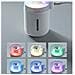 Umidificatore Atmosfera Colorata Grande Capacità Con Luce Gradiente A 7 Colori, Ideale Per Casa E Auto White - Foto miniatura 2